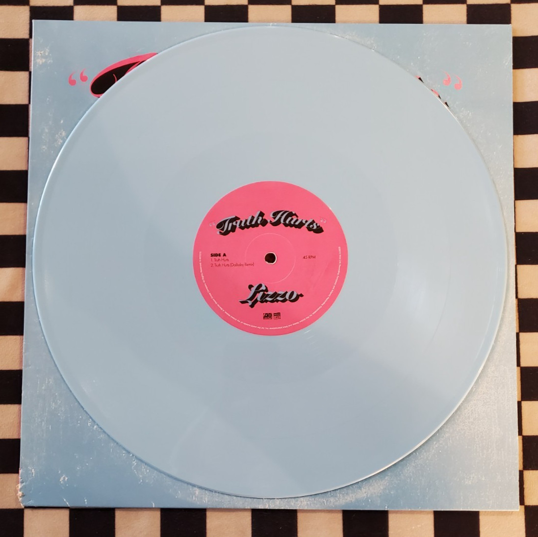 Truth Hurts 12″ by Lizzo blue vinyl limited edition 2019 NM 607275-0 Atlantic