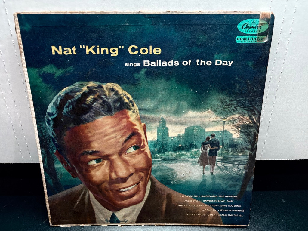 Nat “King” Cole Sings Ballads of The Day Capitol LP 12″ VINYL Record T-680 1950