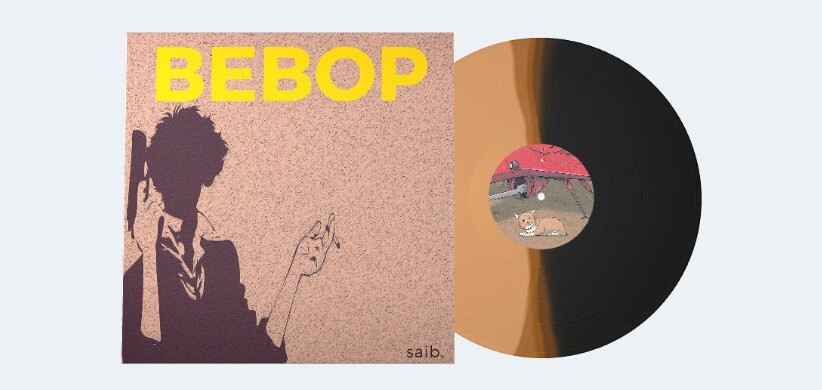 Bebop saib. Cowboy Bebop Split Black & Orange Vinyl Record Anime Soundtrack OST