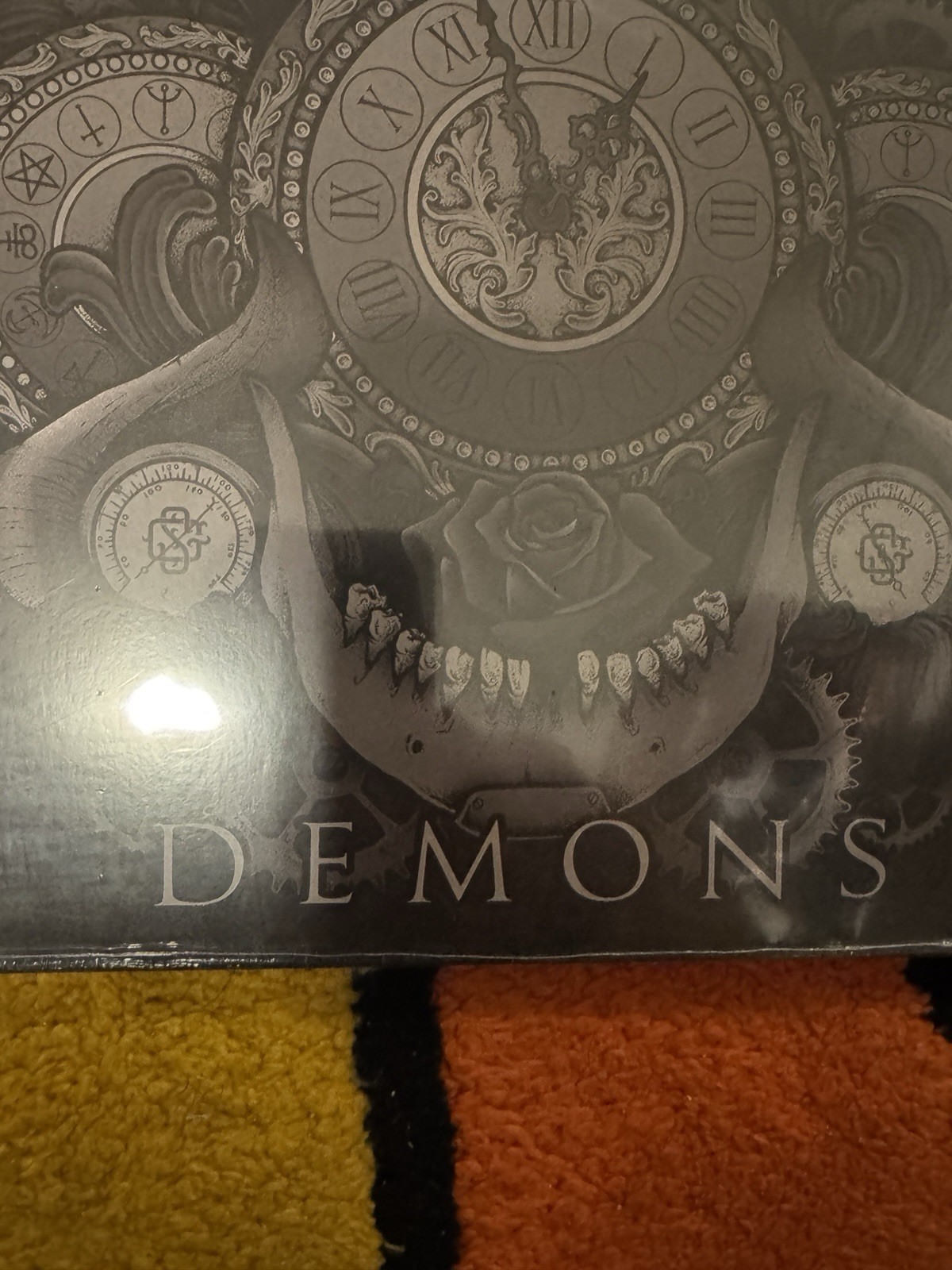 Get Scared Demons LP Clock Cornetto Splatter ETR Exclusive /150 Vinyl IN HAND