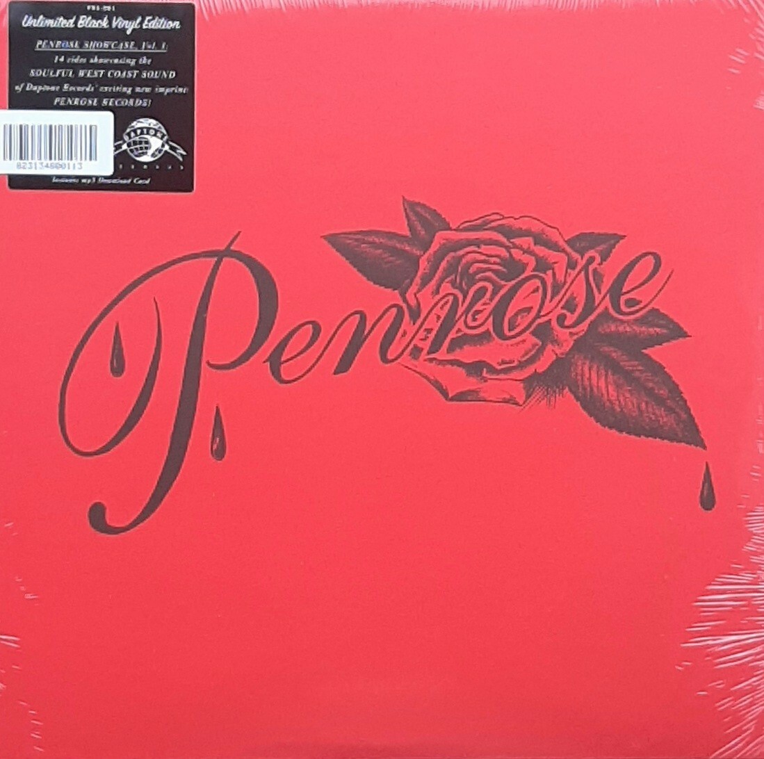 Penrose Showcase Vol. 1 – V/A NEW SEALED FREE MP3 DOWNLOAD CARD Black Vinyl LP