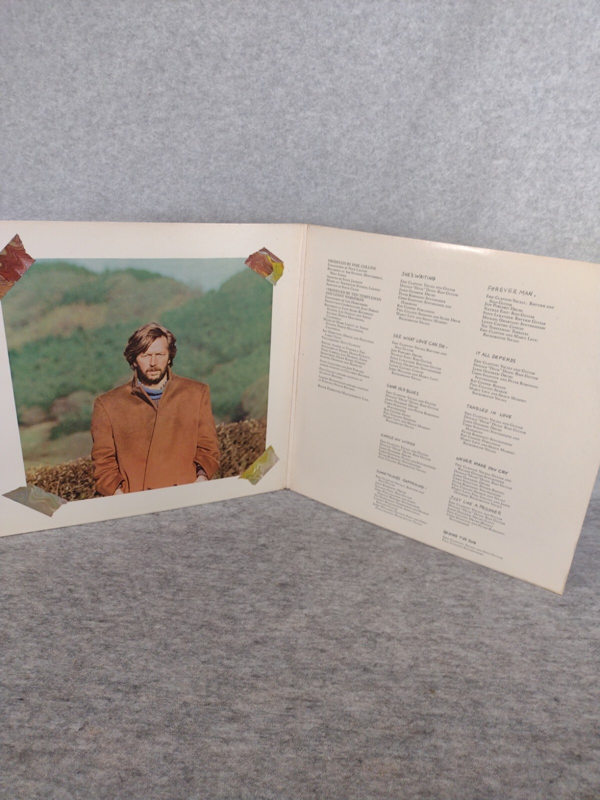 Vinyl LP 1985 Eric Clapton – Behind The Sun Duck Records (2) – 9 25166-1