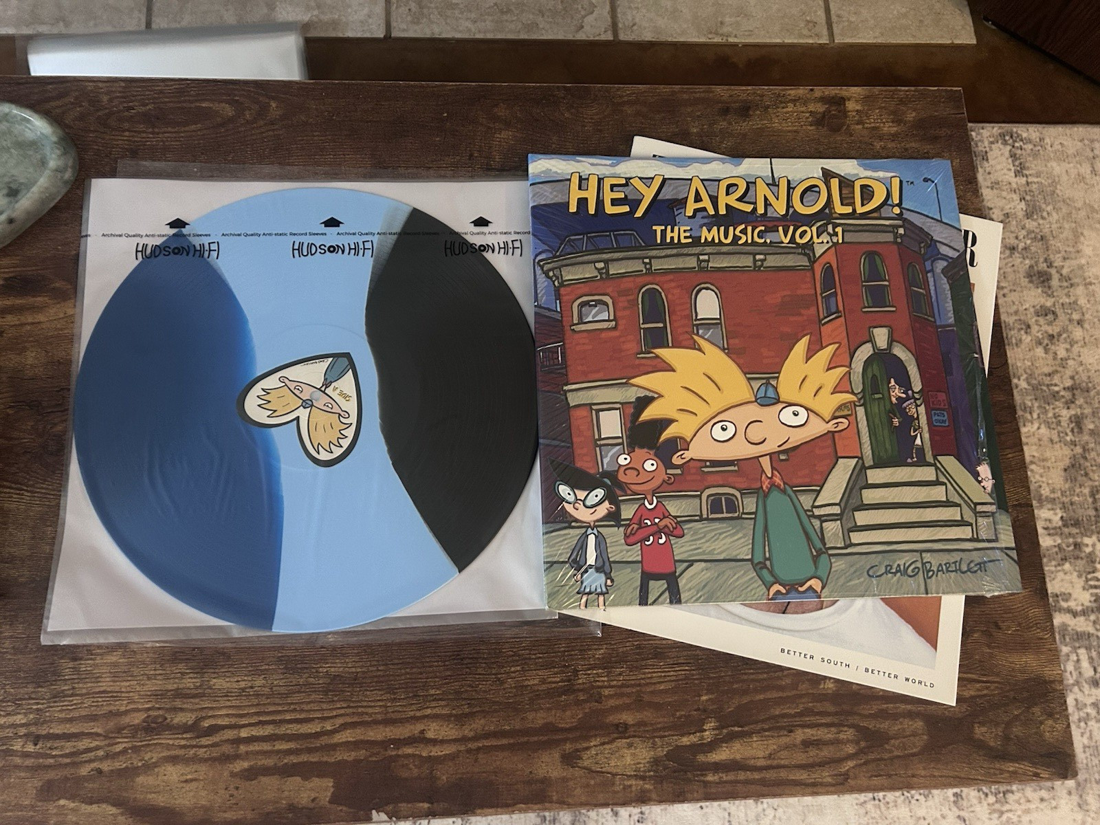 Hey Arnold! The Music Vol. 1 Phoebe Stripe Vinyl LP ETR Exclusive /250 NM/Shrink