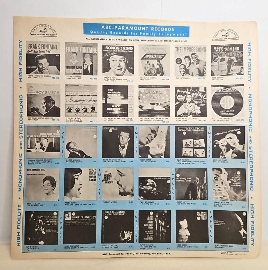 Ray Charles – Crying Time 1966 ABC-Paramount Mono R&B/Soul Vinyl LP Record Album