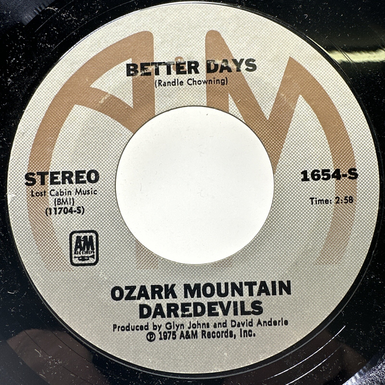 Rock 45 Ozark Mountain Daredevils – Better Days / Jackie Blue On A&M
