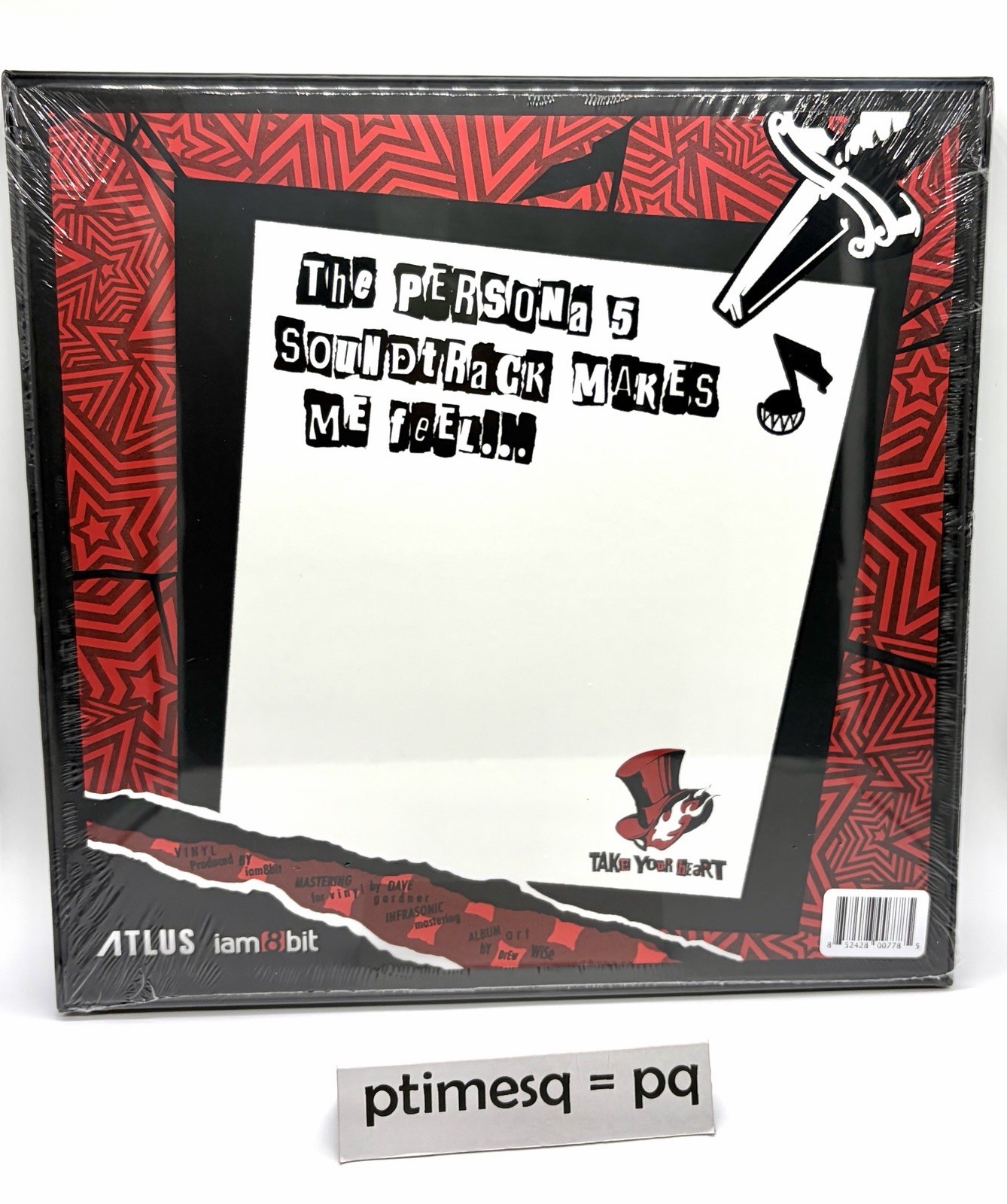 Persona 5 Soundtrack Essential Edition Vinyl Record Box Set 4 x LP iam8bit