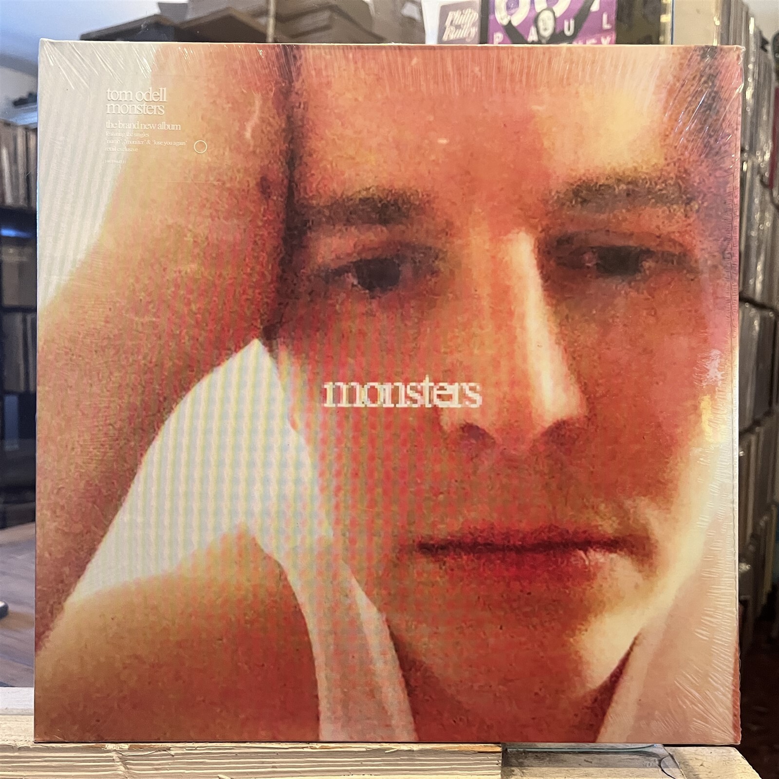 [ROCK/POP]~SEALED LP~TOM ODELL~Monsters~{2021~SONY]~UK IMPORT~CLEAR VINYL