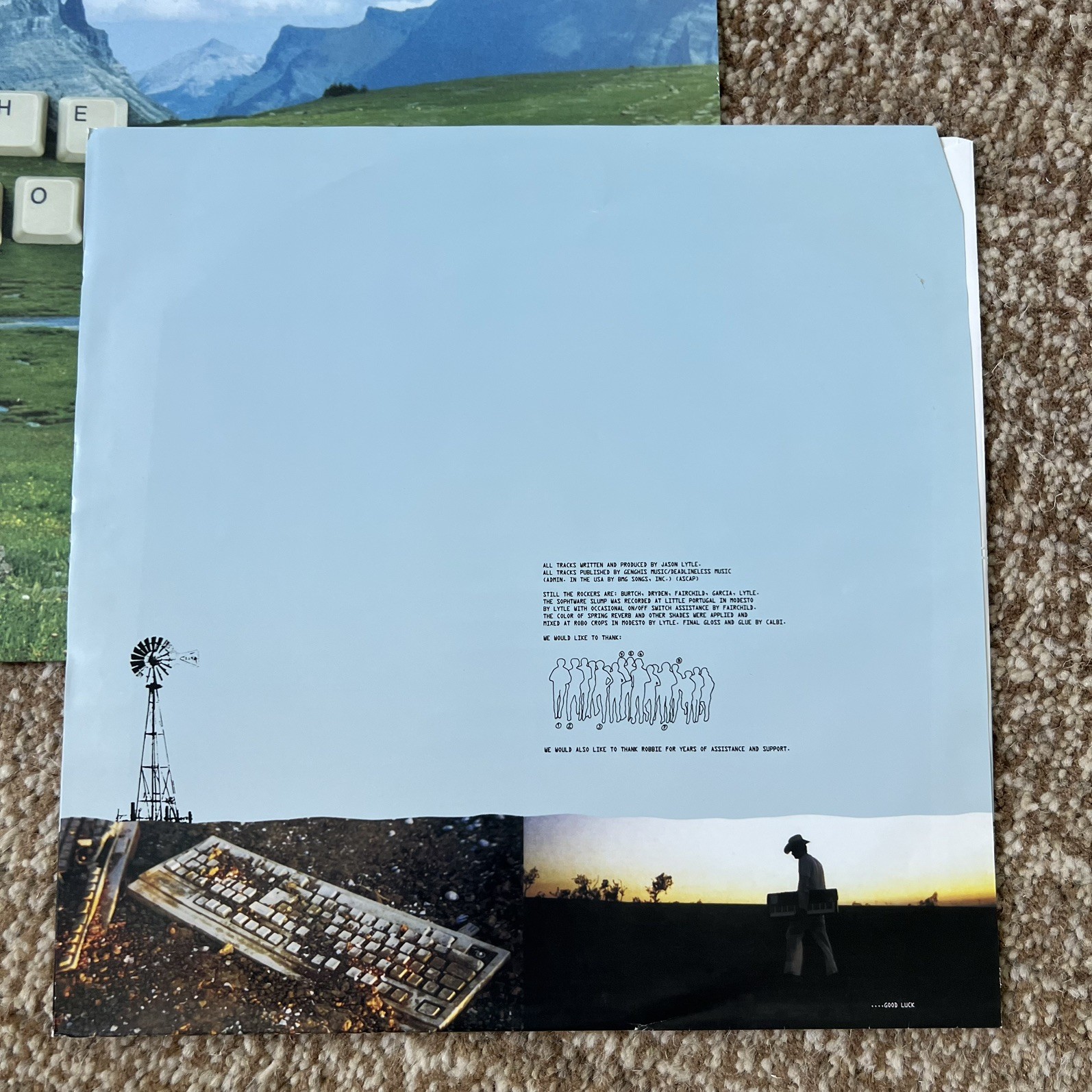 Grandaddy Sophtware Slump LP Control Group 2010/11 Reissue on Black Vinyl RARE