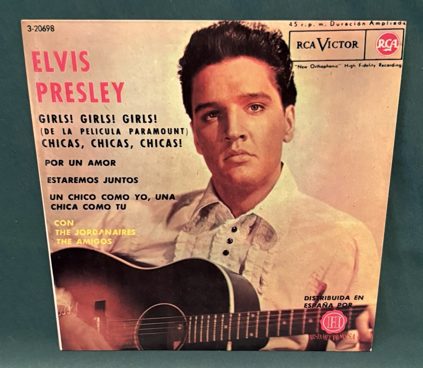 Elvis Presley RCA 3-20698 PB 49647 Chicas Chicas Girls EP Spain 1987 MINT
