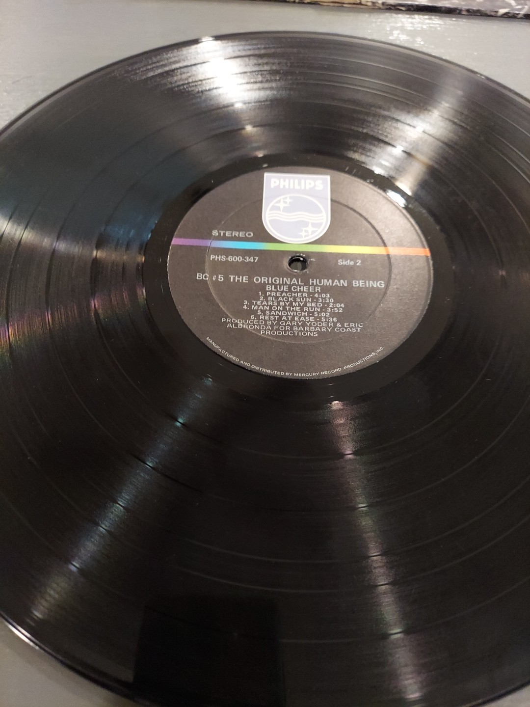 Blue Cheer, BC5 The Original Human Being Vinyl LP Philips, PSYCH/ACID ROCK!
