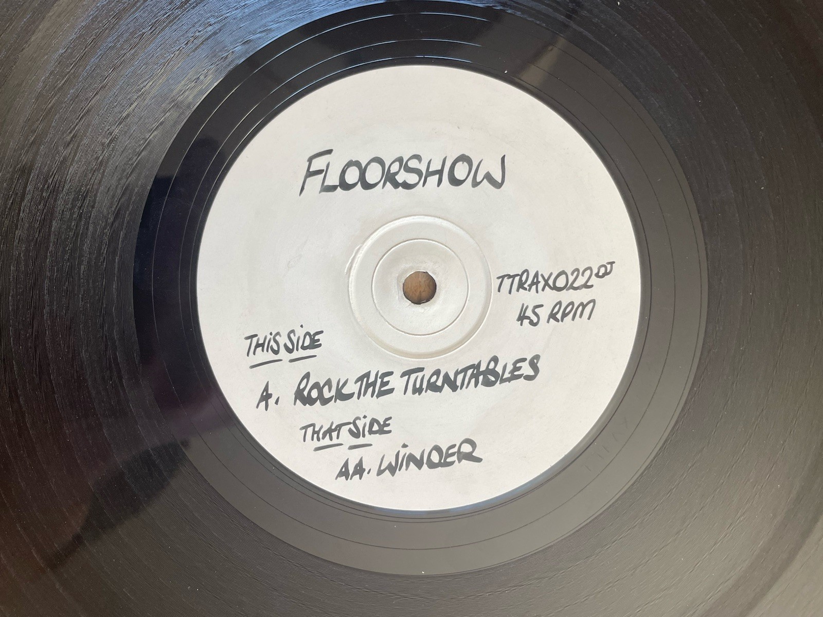 Floorshow: Rock The Turntables b/w Winder vinyl 12” VG 1997 Tripoli Trax 022 DJ