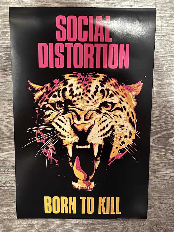 Social Distortion – BORN TO KILL (11×17″ POSTER *OFFICIAL*) – PUNK *NEW*
