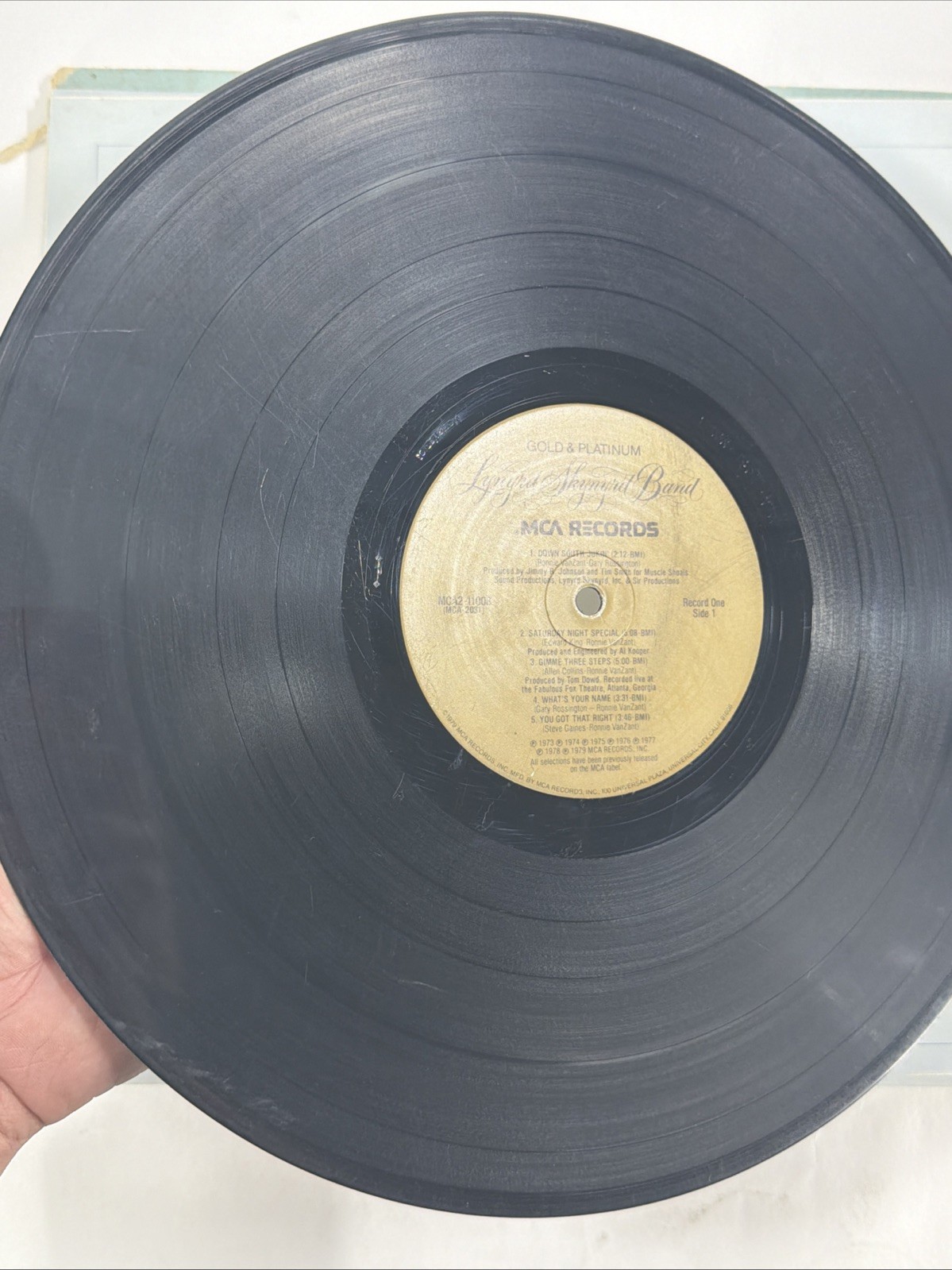 Lynyrd Skynyrd Gold & Platinum Band Double LP Vinyl Records 79