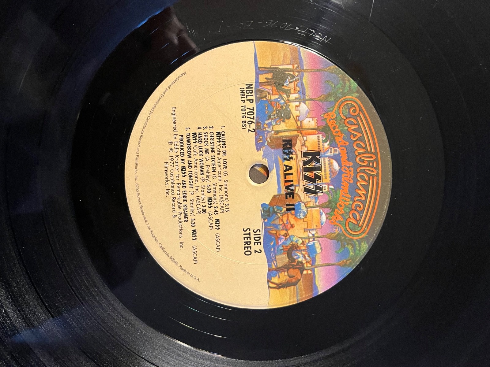 Kiss Alive II 1977 Vinyl Casablanca Records 1st Press NBLP 7076-2 Double Album