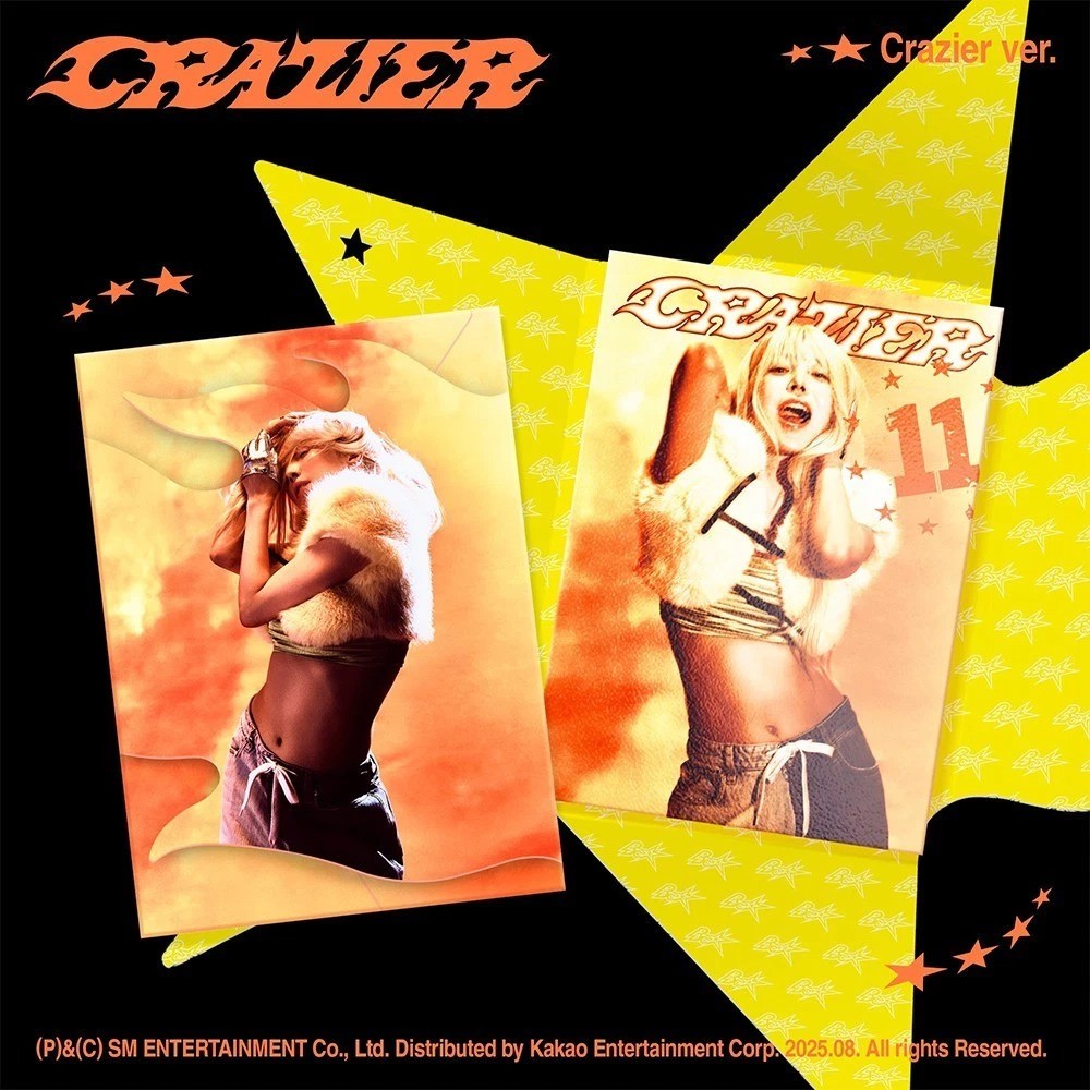 BOA [CRAZIER] 11th Album CRAZIER Ver./ CD+Cover+Photo Book+Post Card+Card+Poster