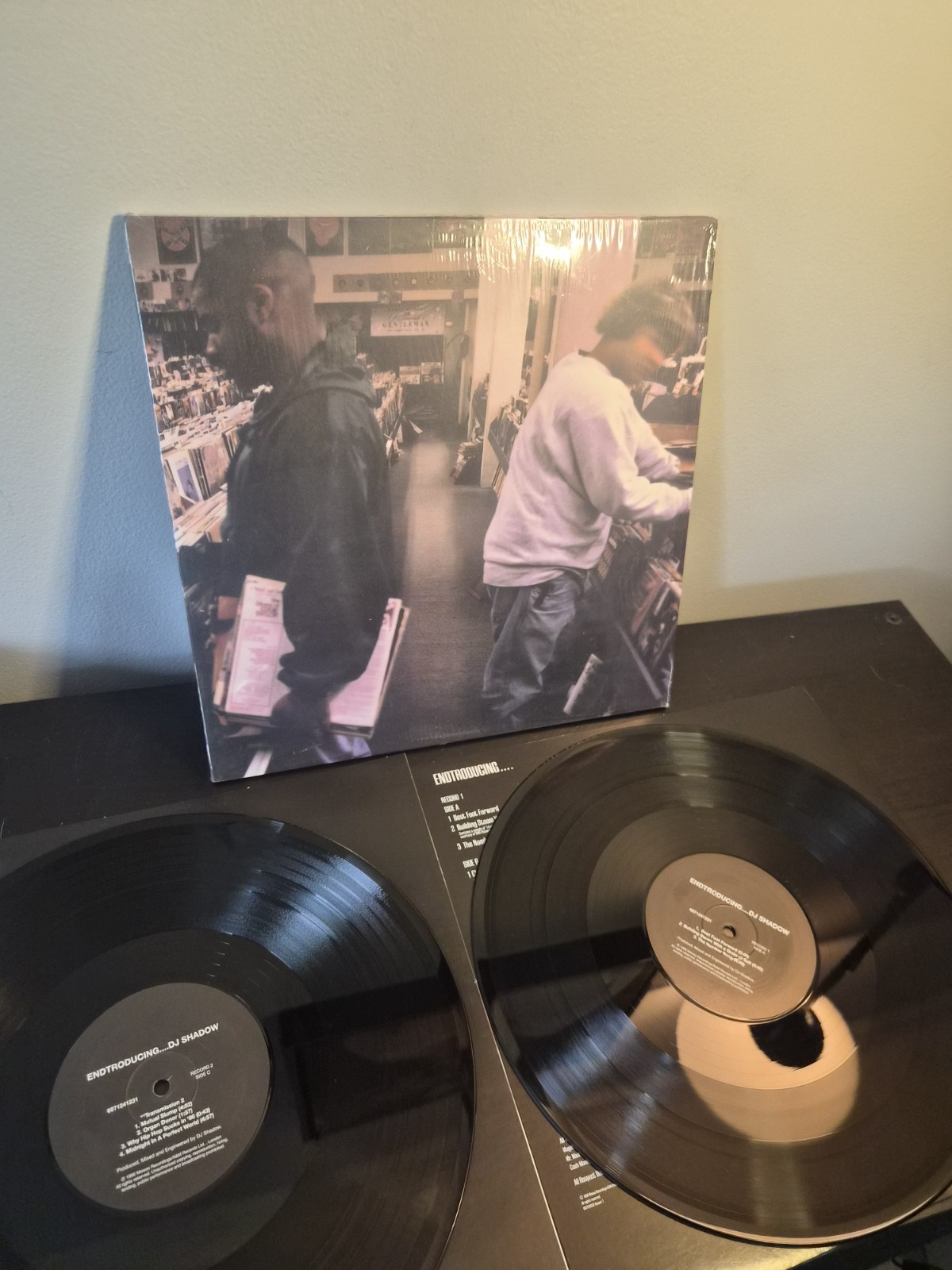 DJ Shadow Endtroducing 2LP Vinyl 1996 Mo’ Wax Classic Hip-Hop Record EX👍