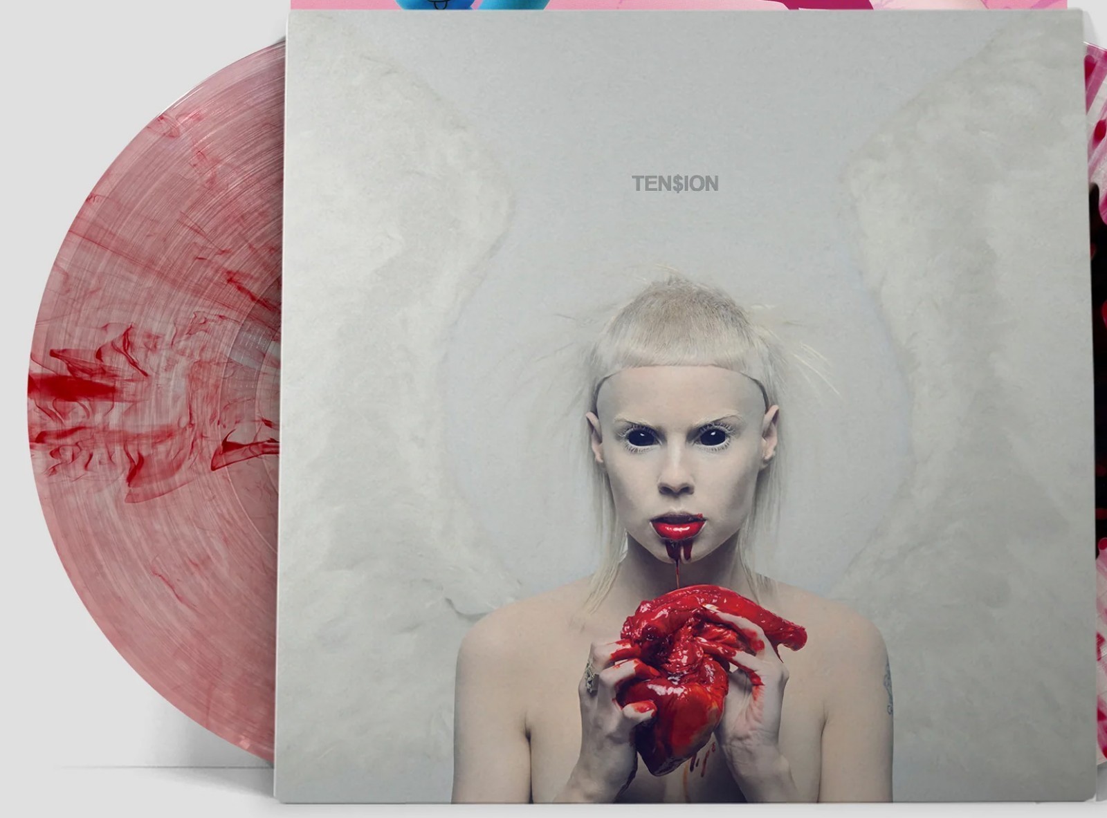 Die Antwoord – Ten$ion – Tension – Blood Blend Vinyl – Crimson Swirl in Clear