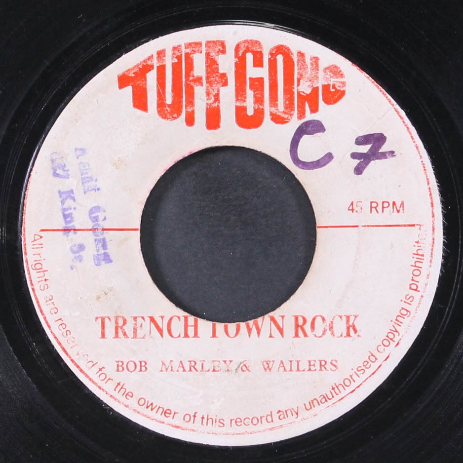 BOB MARLEY & WAILERS: trench town rock / grooving kingston 12 TUFF GONG 7″