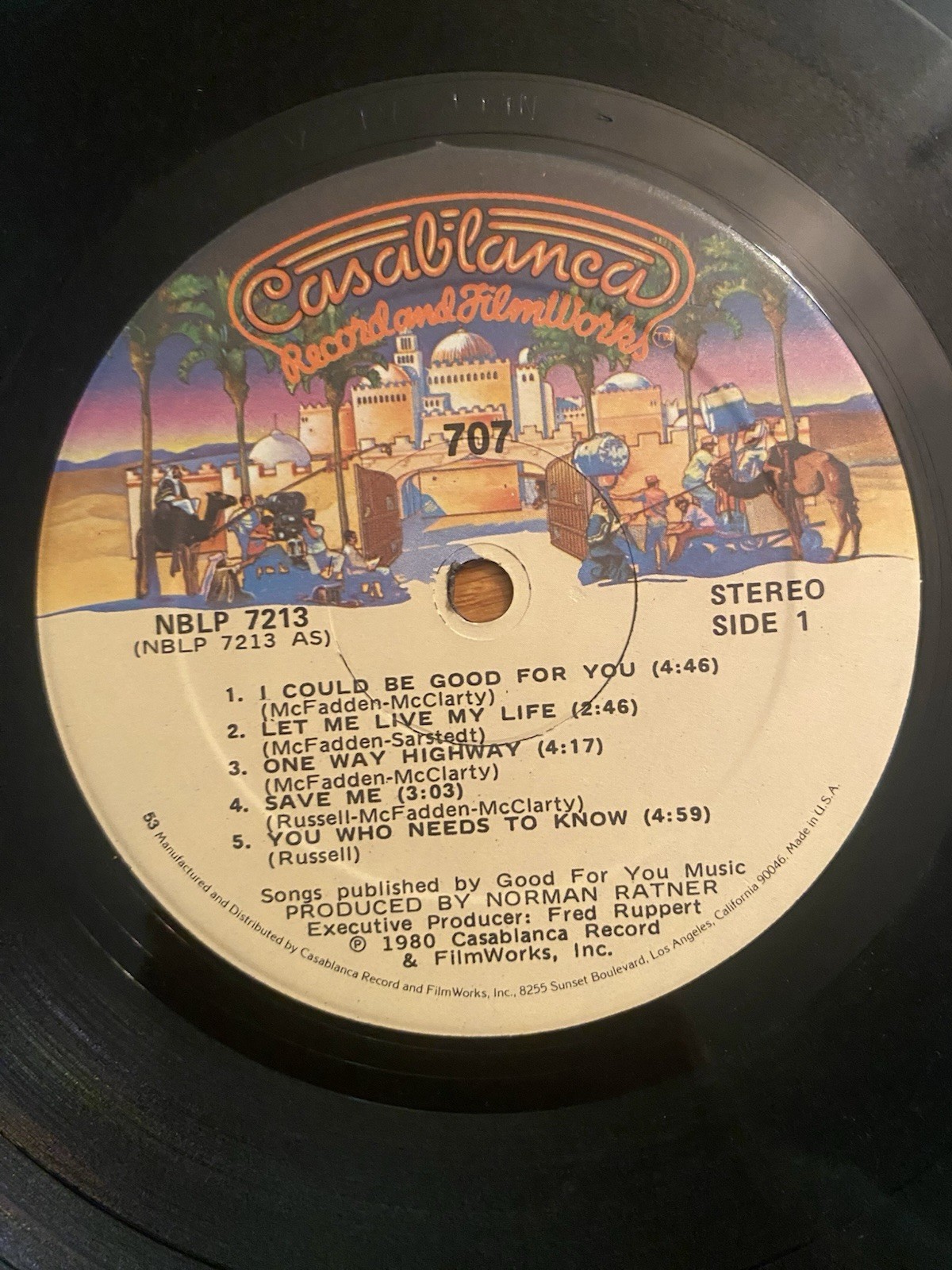 707 SELF-TITLED EX LP ORIG. 1980 CASABLANCA MORE LPS FREE SHIP