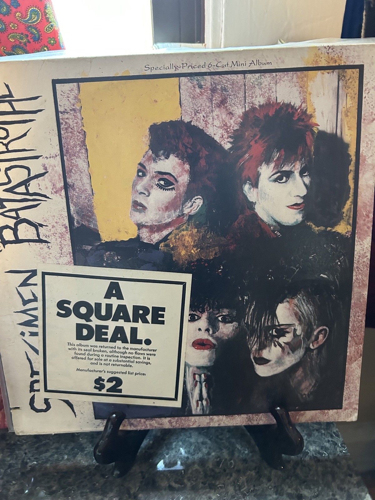 Specimen – Batastrophe VINYL EP Mini-Album 1983 Death rock goth punk vintage