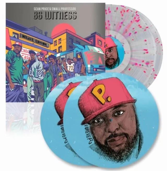 Sean Price Small Professor – 86 Witness DELUXE 2LP Clear Splatter Vinyl SLIPMATS