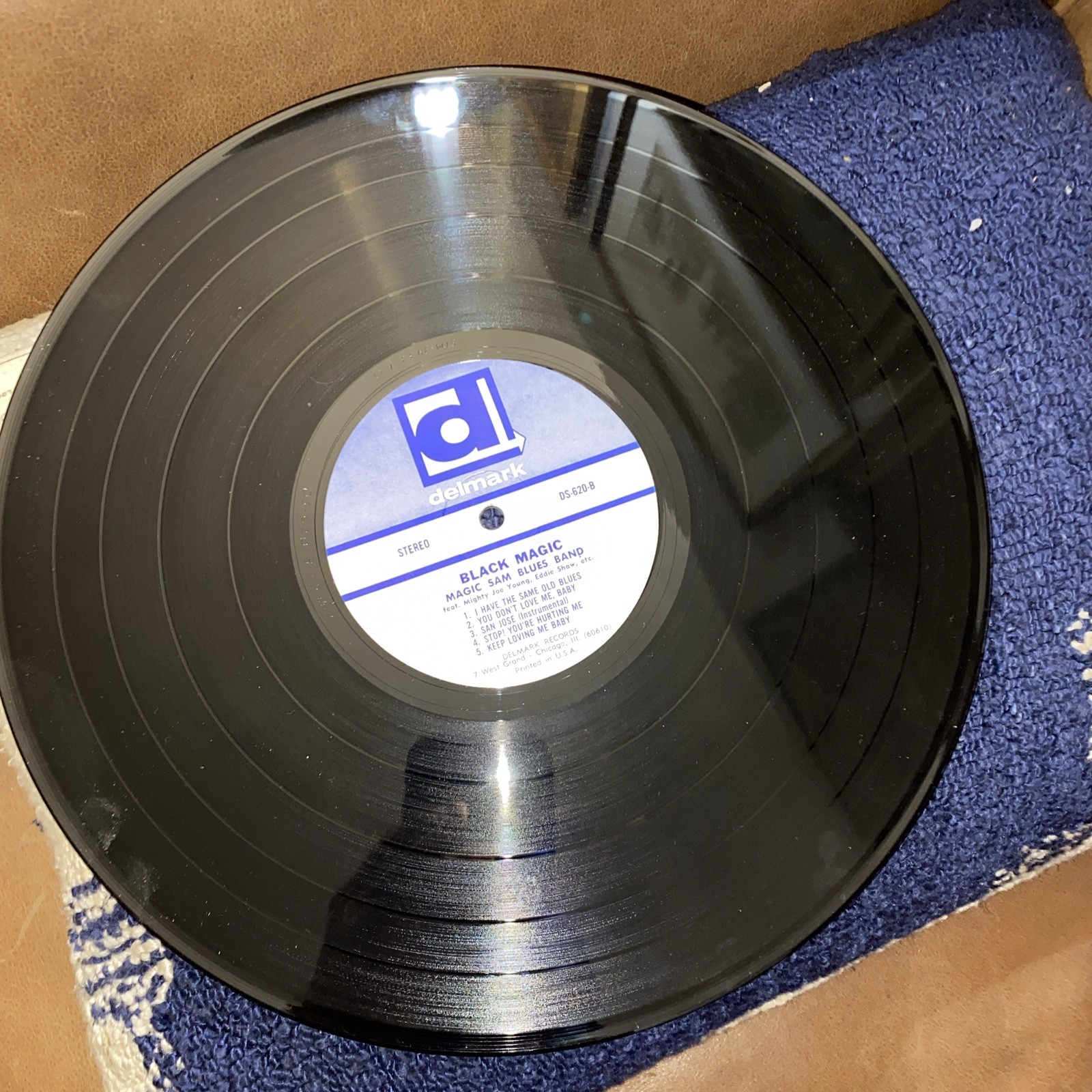 BLACK MAGIC DELMARK DS-620 MAGIC SAM BLUES BAND EX FIRST PRESS