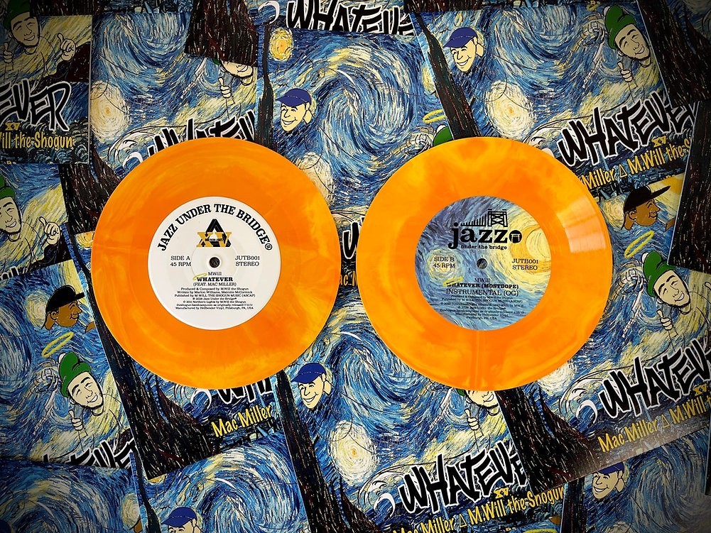 Mac Miller / M Will The Shogun – Whatever OG Edition Orange Color 7″ Vinyl x/100