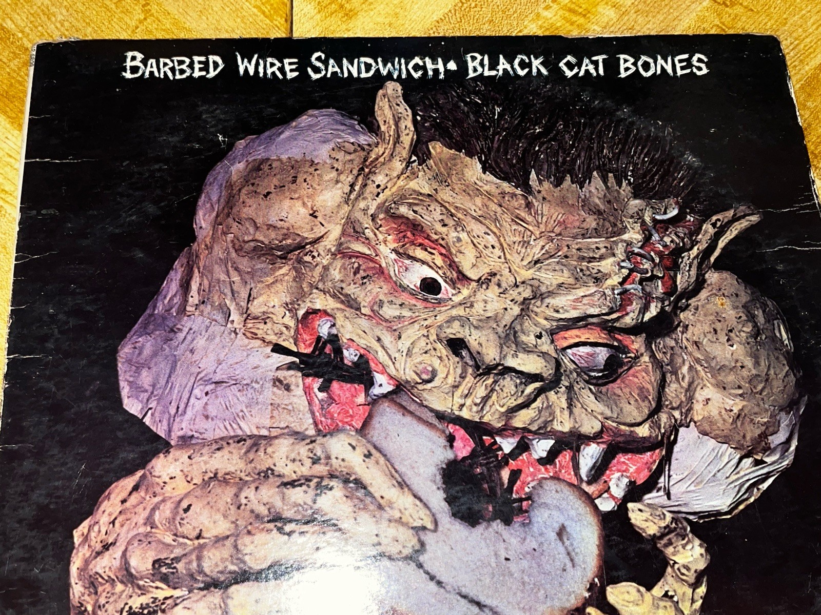 Black Cat Bones – Barbed Wire Sandwich LP Vinyl Record PIP 6809 1970 Blues Rock