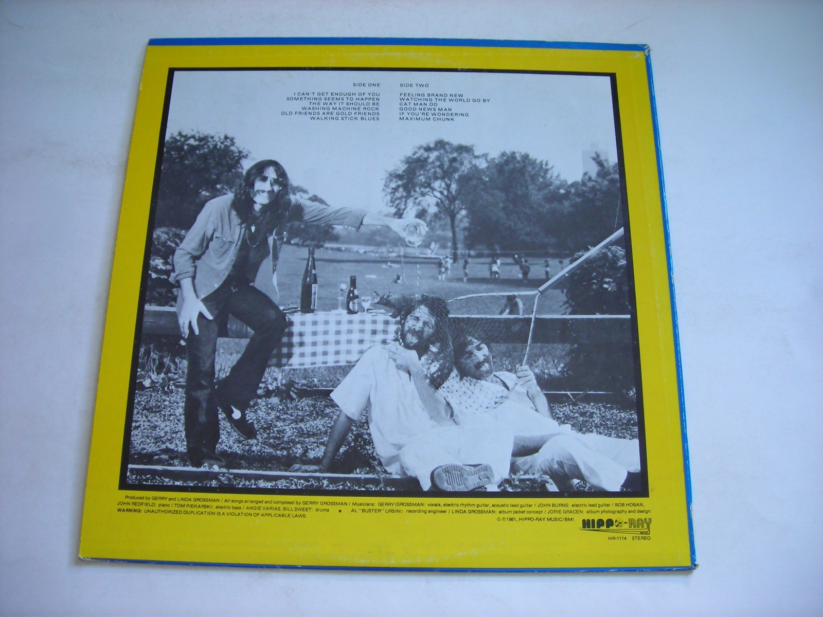 SIGNED Gerry Grossman Not Available in any Store 1981 Stereo LP VG++