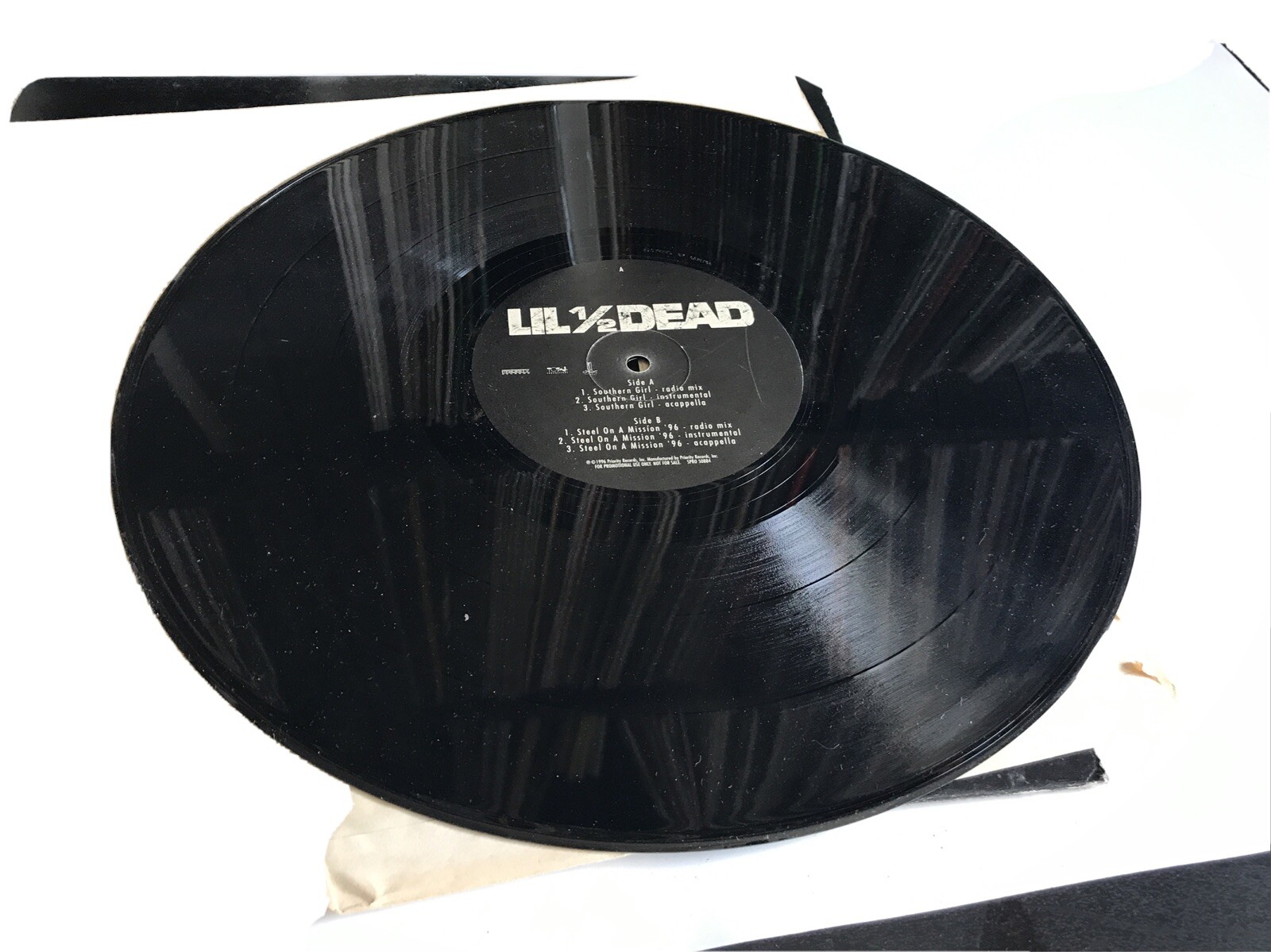 Lil 1/2 Dead ‎– Southern Girl 1996 VG+ 12″ PROMO G-Funk Hip Hop West Coast Rap