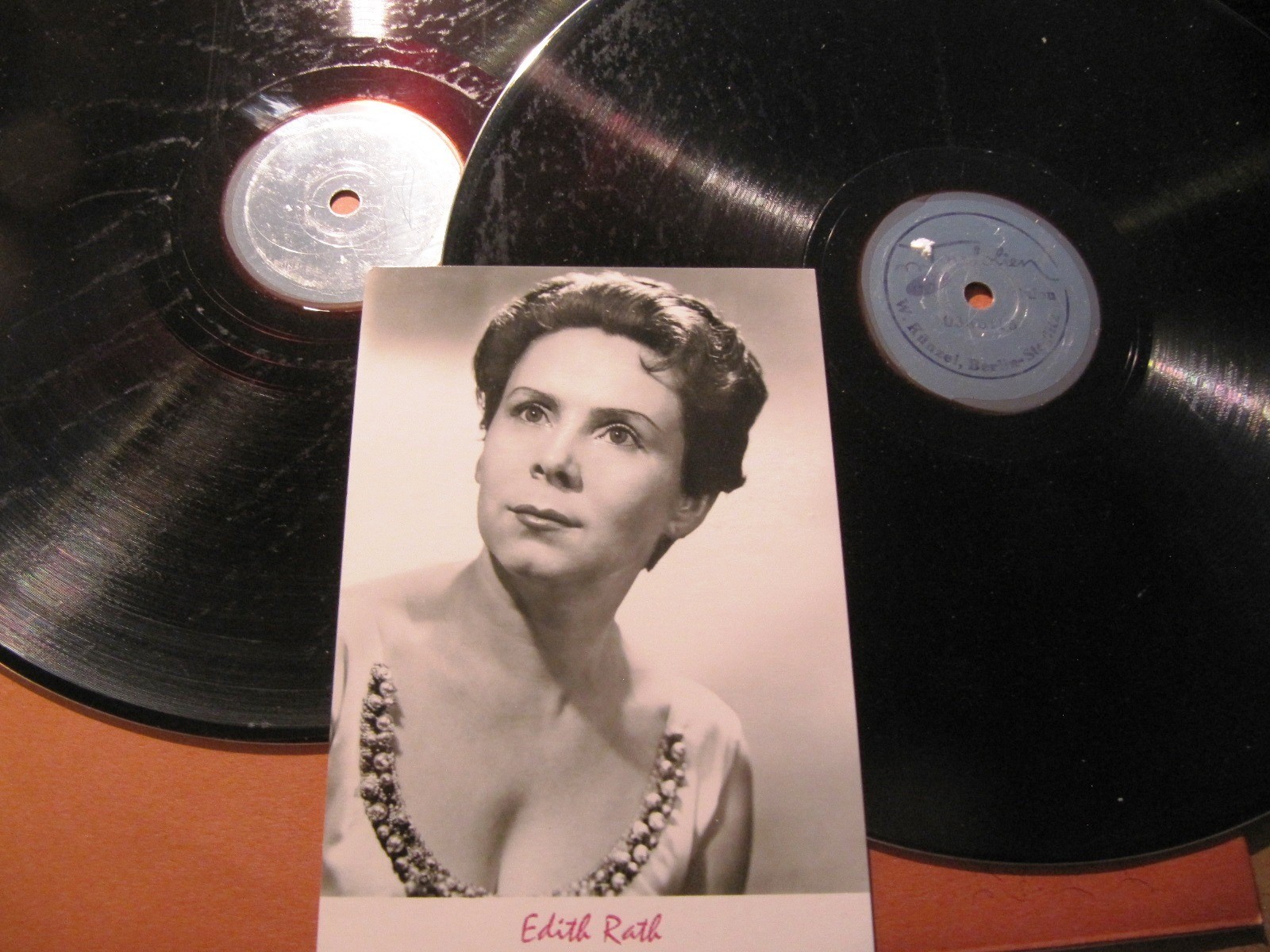 Edith Rath GERMAN CARNIVAL Stand Up Comedy Live Acetate Record Büttenrede 2×78