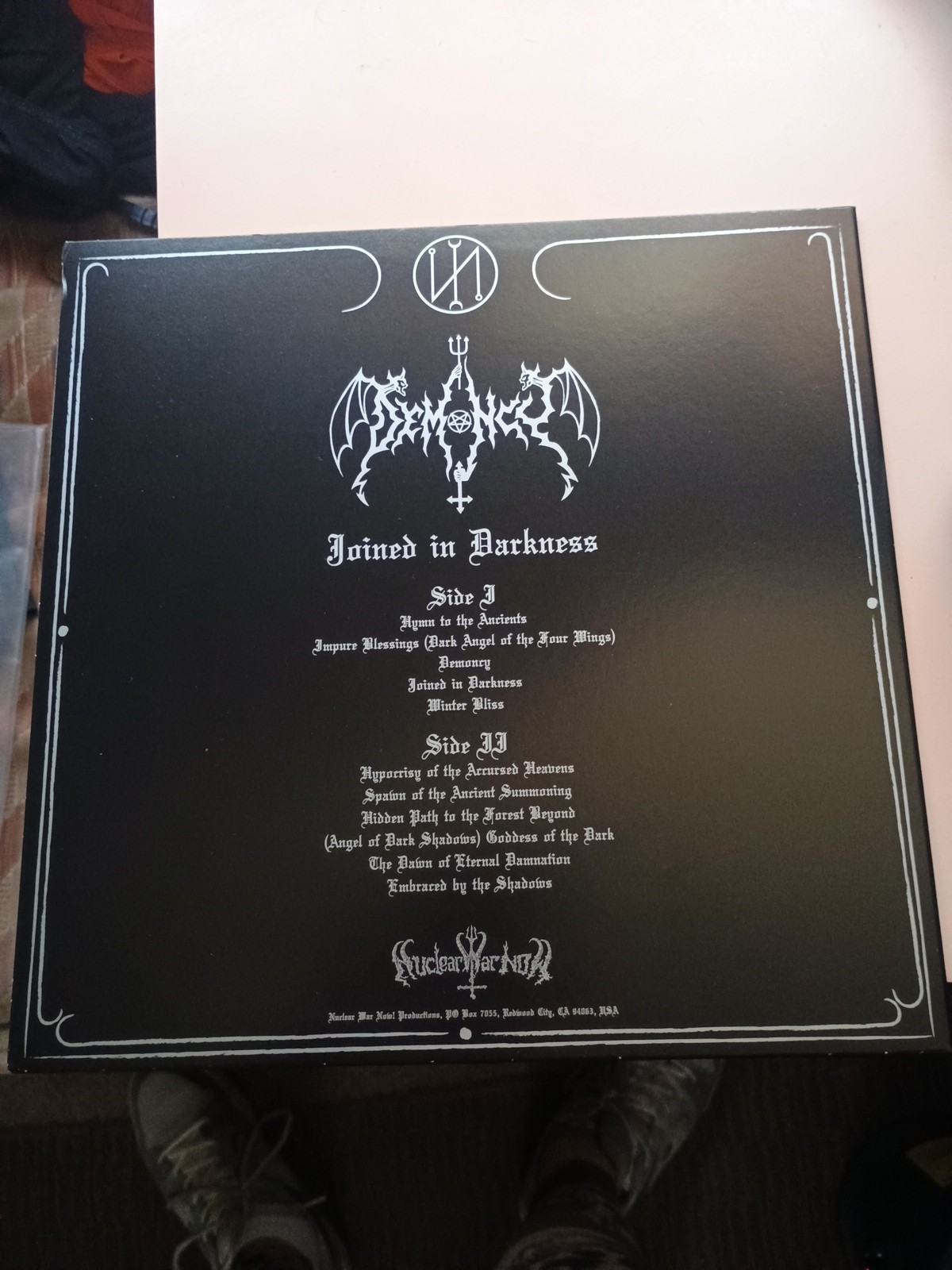 Demoncy – Joined In Darkness Purple / Green Marble Vinyl LP Nuclear War Now