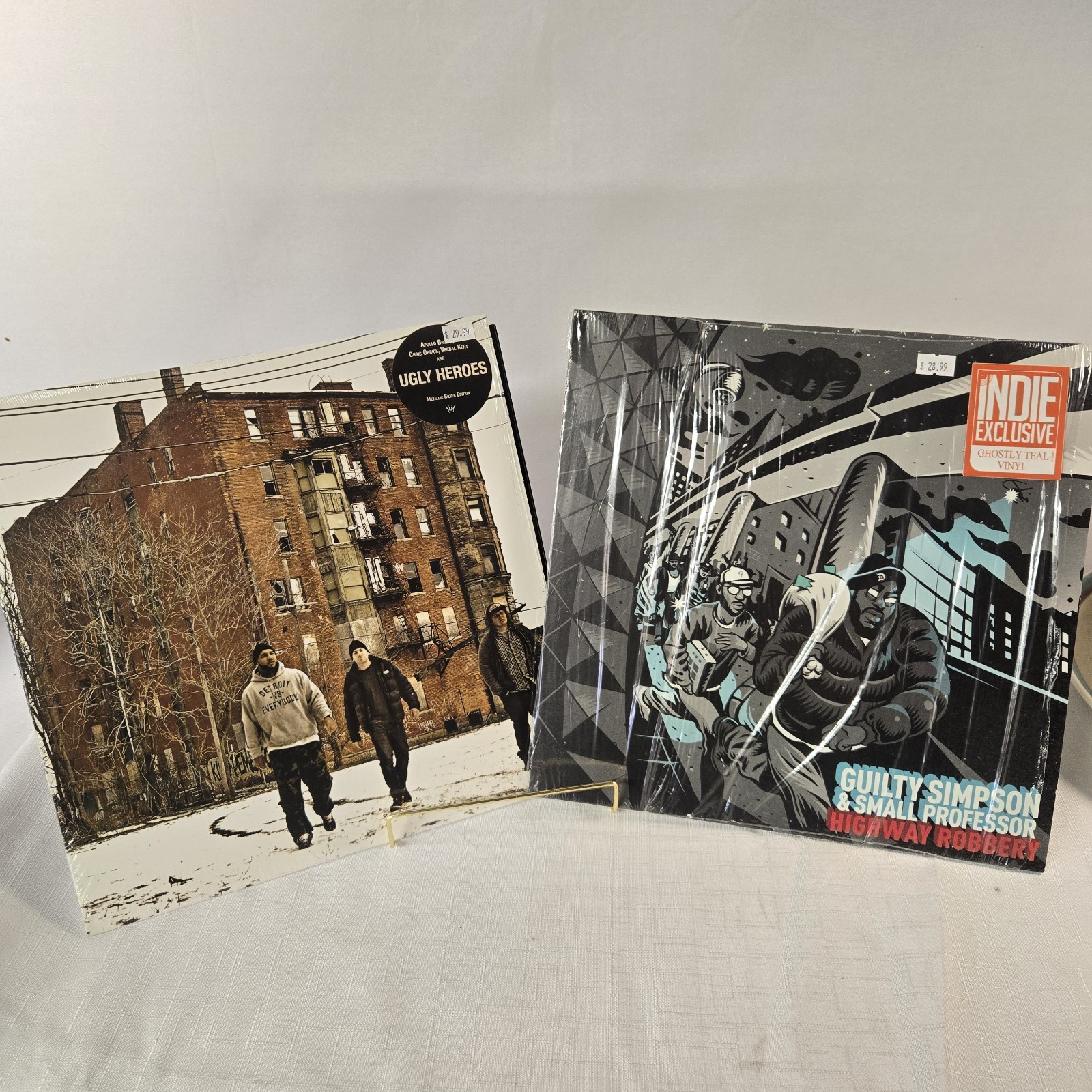 Rap Vinyl Record LP Lot 2 Albums Ugly Heroes Highway Robbery Guilty Simpson