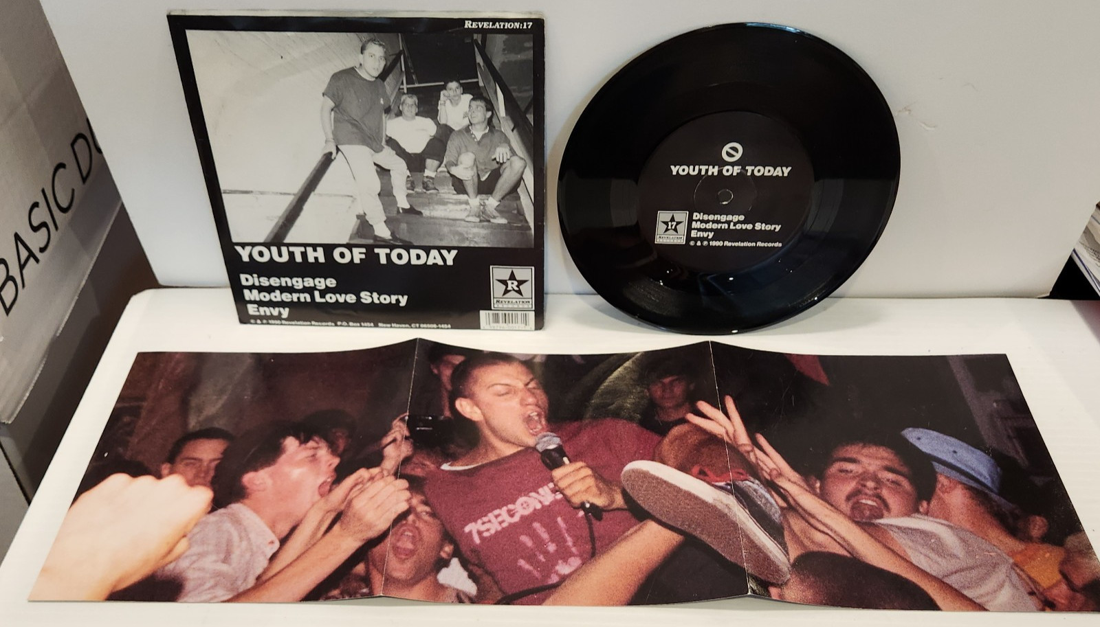 Youth of Today – S/T 45 RPM Pic Sleeve HARDCORE 1st Press w/ Foldout Lyrics