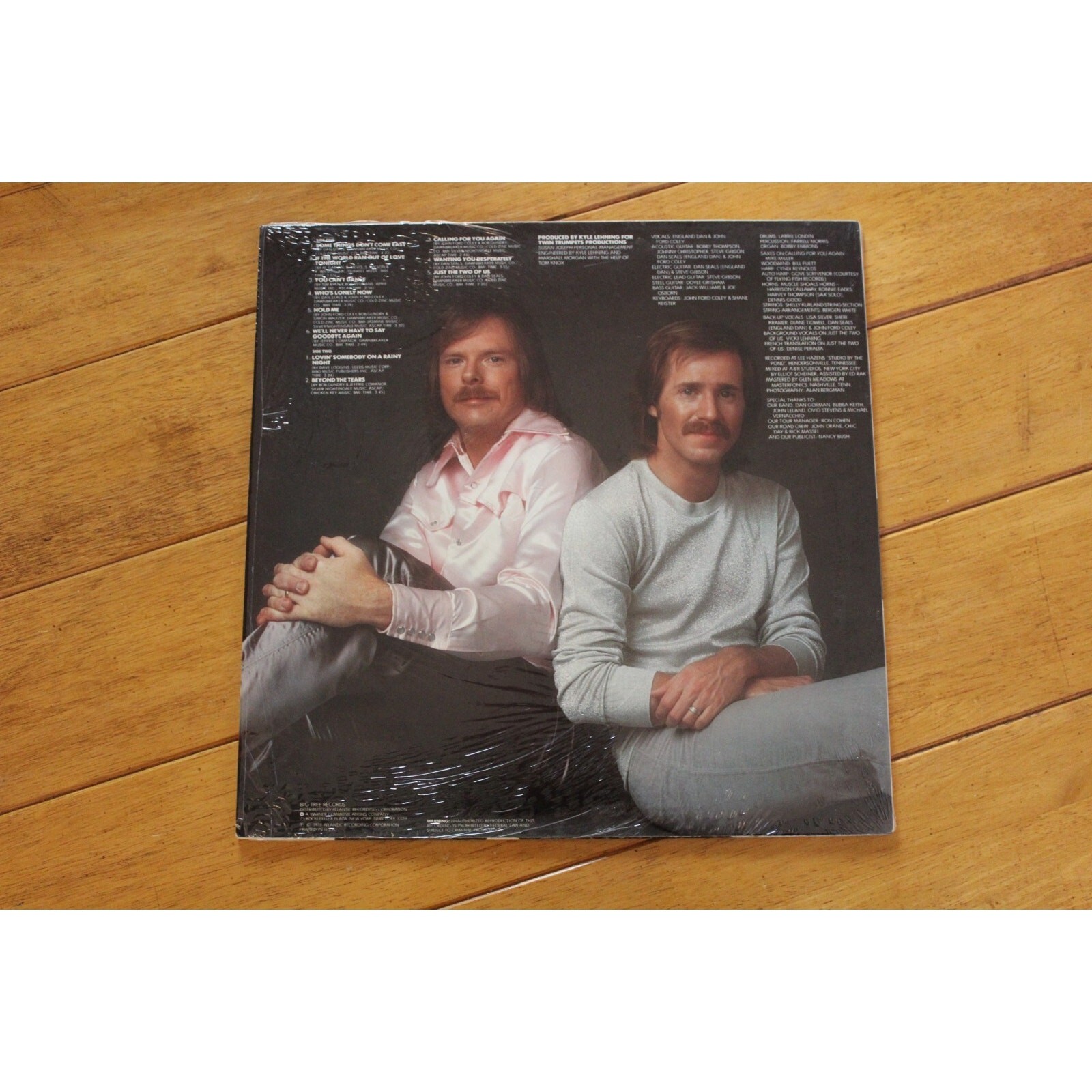 ENGLAND DAN & JOHN FOR COLEY – SOME THINGS DON’T COME EASY LP VINYL VG+ INNER