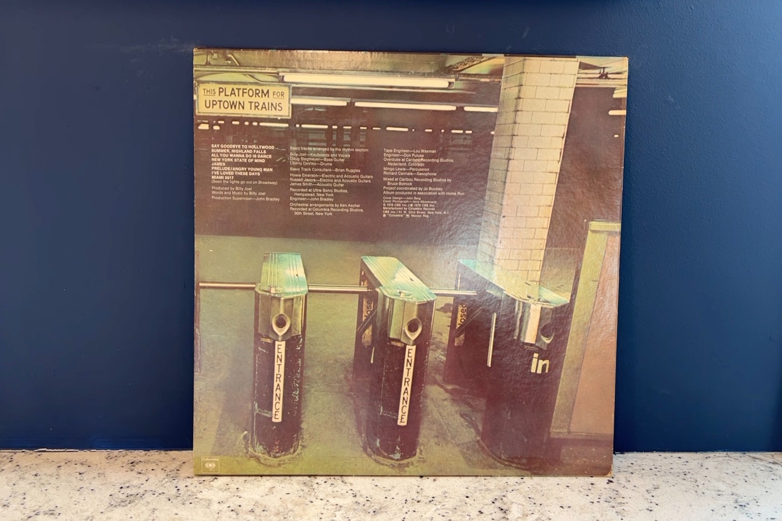 Billy Joel Turnstiles Vinyl LP Record Columbia VG/NM