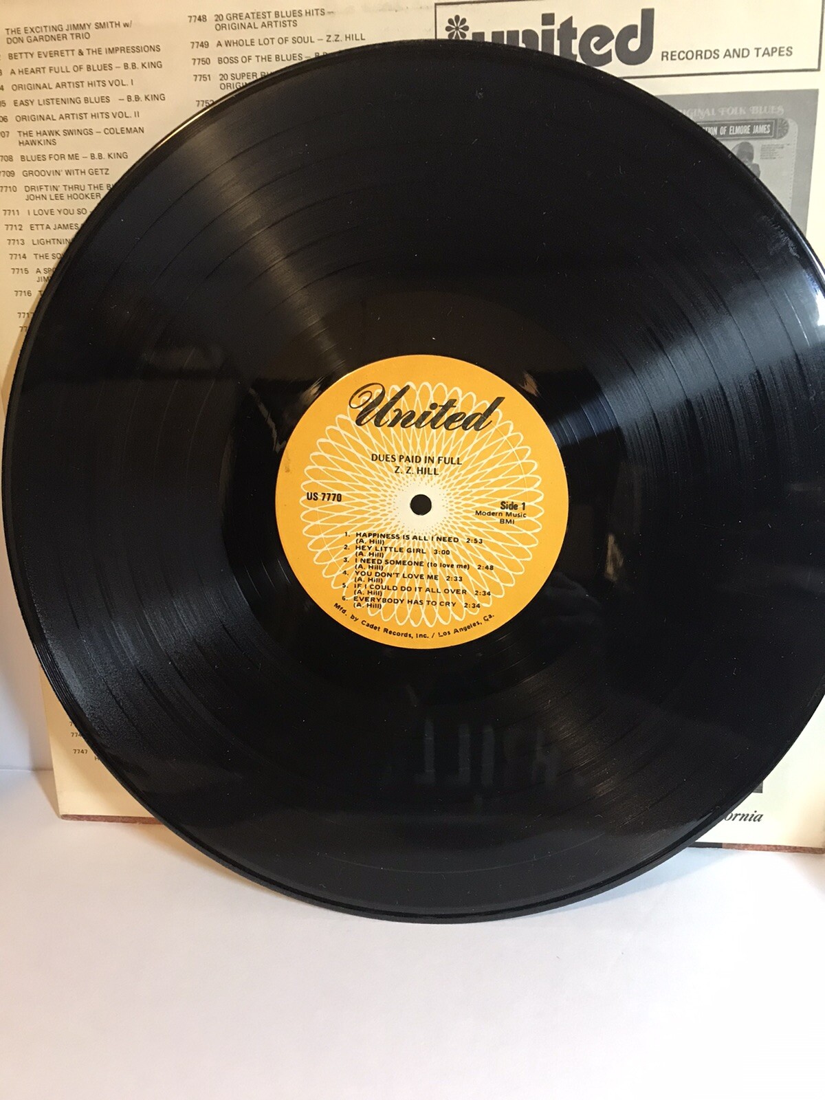 Z Z Hills Greatest Hits. Paid In Full US7770 Vgc
