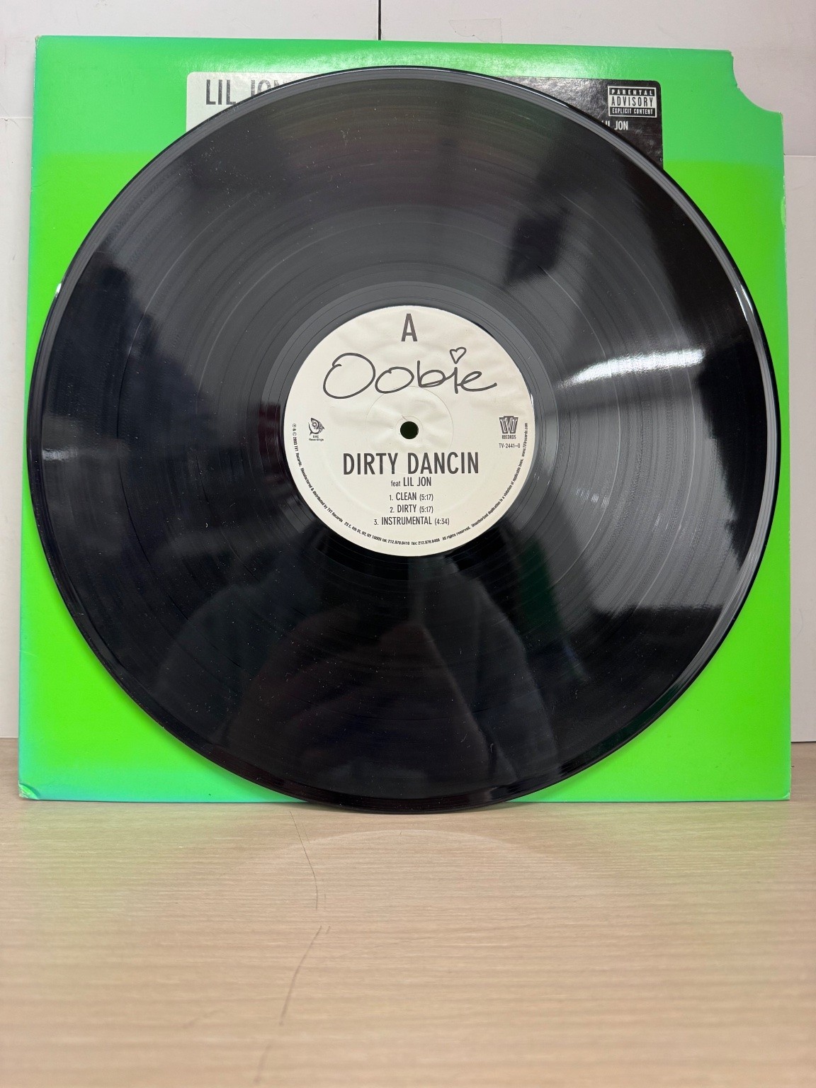 Lil Jon – Dirty Dancin’ 12″ Single TVT Records Crunk Hip Hop 45 RPM