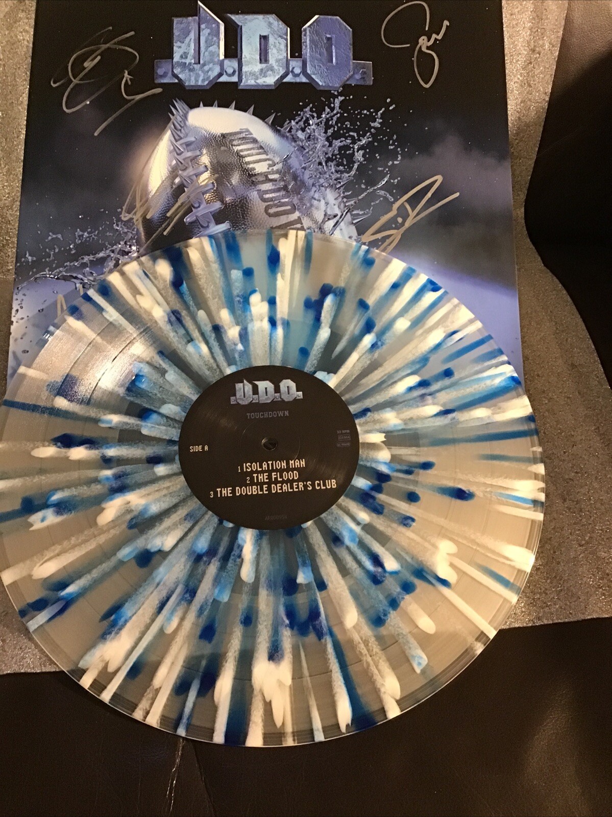 Vinyl Records – U.D.O.- Touchdown- Limited Edition Splatter Pressing, New Signed