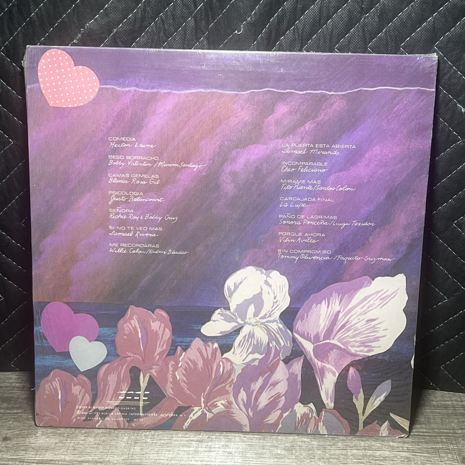 (LP) HECTOR LAVOE-LA LUPE-BOBBY VALENTIN-TOMMY OLIVENCIA-TESORO ROMANTICO-SEALED