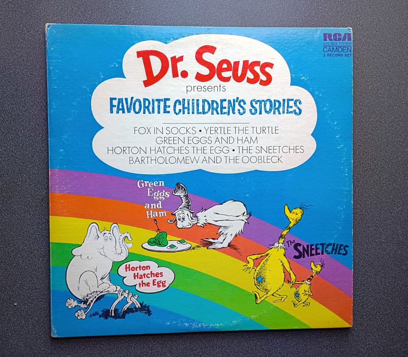 DR. SEUSS PRESENTS FAVORITE CHILDREN’S STORIES 2LPs EX RCA Camden 1972 Gatefold