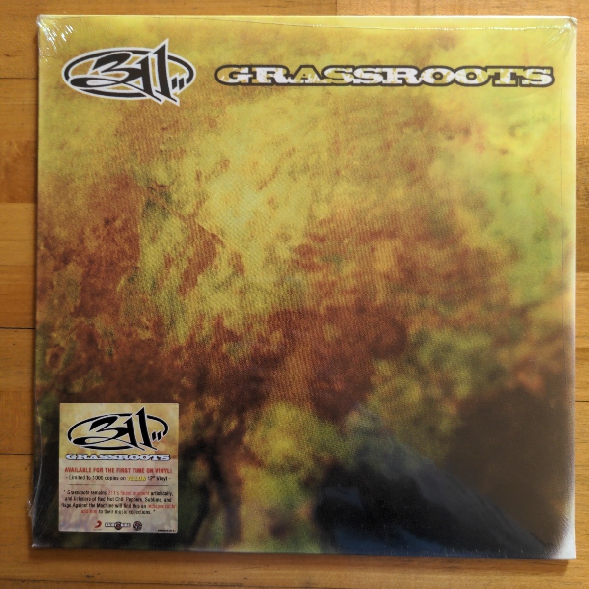 311 – Grassroots – 2011 1st Pressing LE Yellow Vinyl ONLY 1000 MADE SEALED MINT