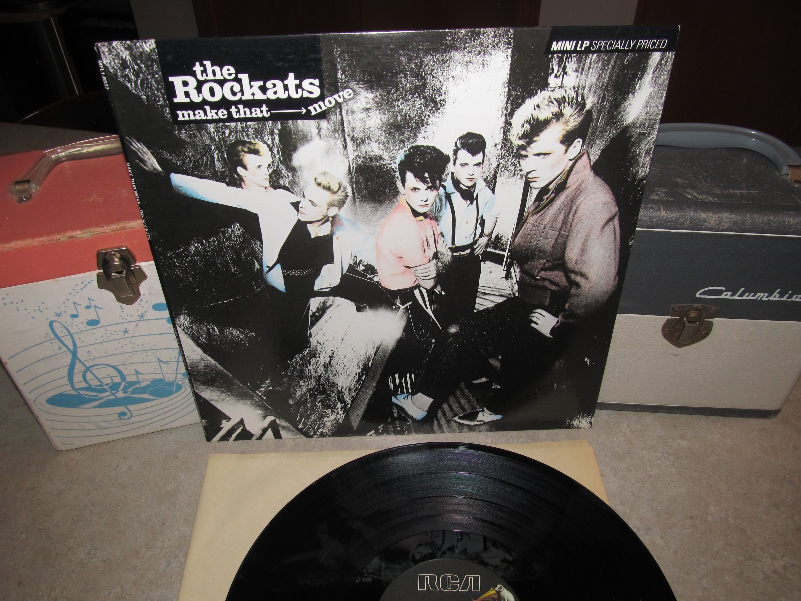 The Rockats – Make That Move – Mini Lp ’83 Neo Rockabilly (Stray Cats) RCA NM!