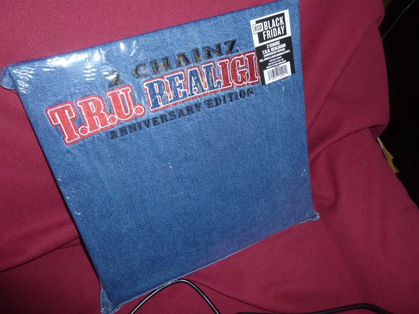 2 Chainz T.R.U. Realigion RED WHITE & BLUE VINYL SEALED RSD Vinyl LP