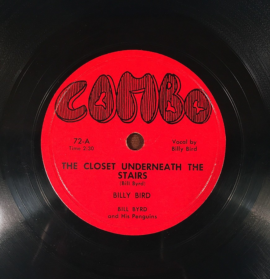 RARE, HEAR, Bill Byrd & His Penguins – The Closet Underneath The Stars 78 rpm V+