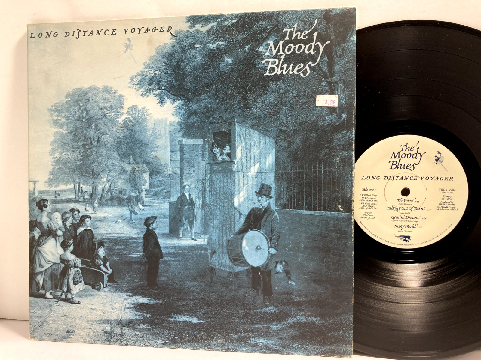 The Moody Blues – Long Distance Voyager LP – Threshold – Tested VG+ Vinyl – T2