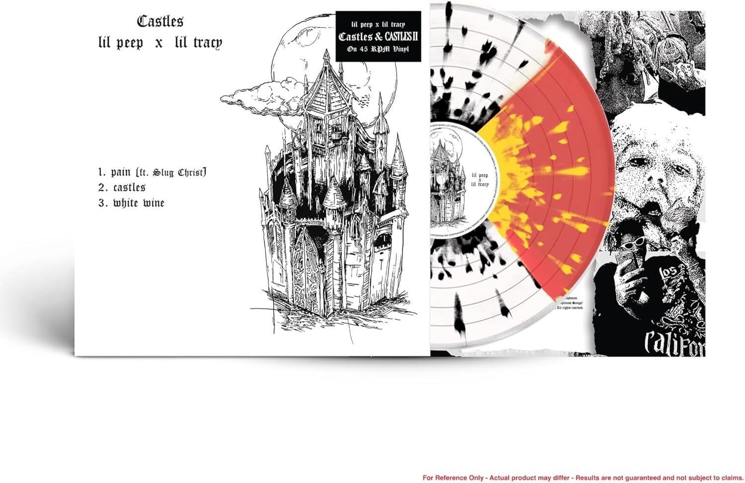 Lil Peep x Lil Tracy CASTLES I & II (Vinyl) 12″ Album Coloured Vinyl