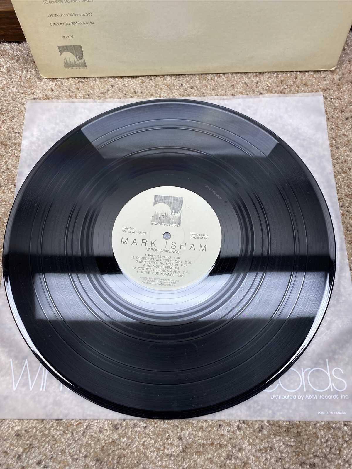 33 rpm vinyl Mark Isham