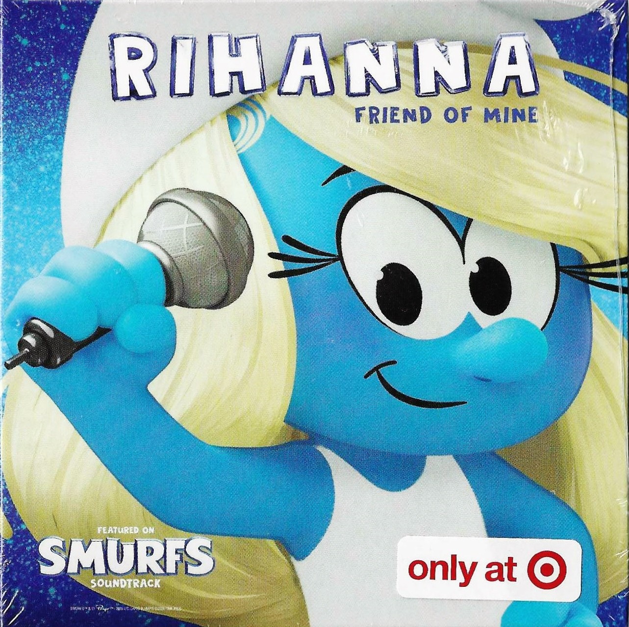 Rihanna – Friend of Mine (4″ Tiny Vinyl, 2025) *NEW SEALED* Smurfs Target Exclus