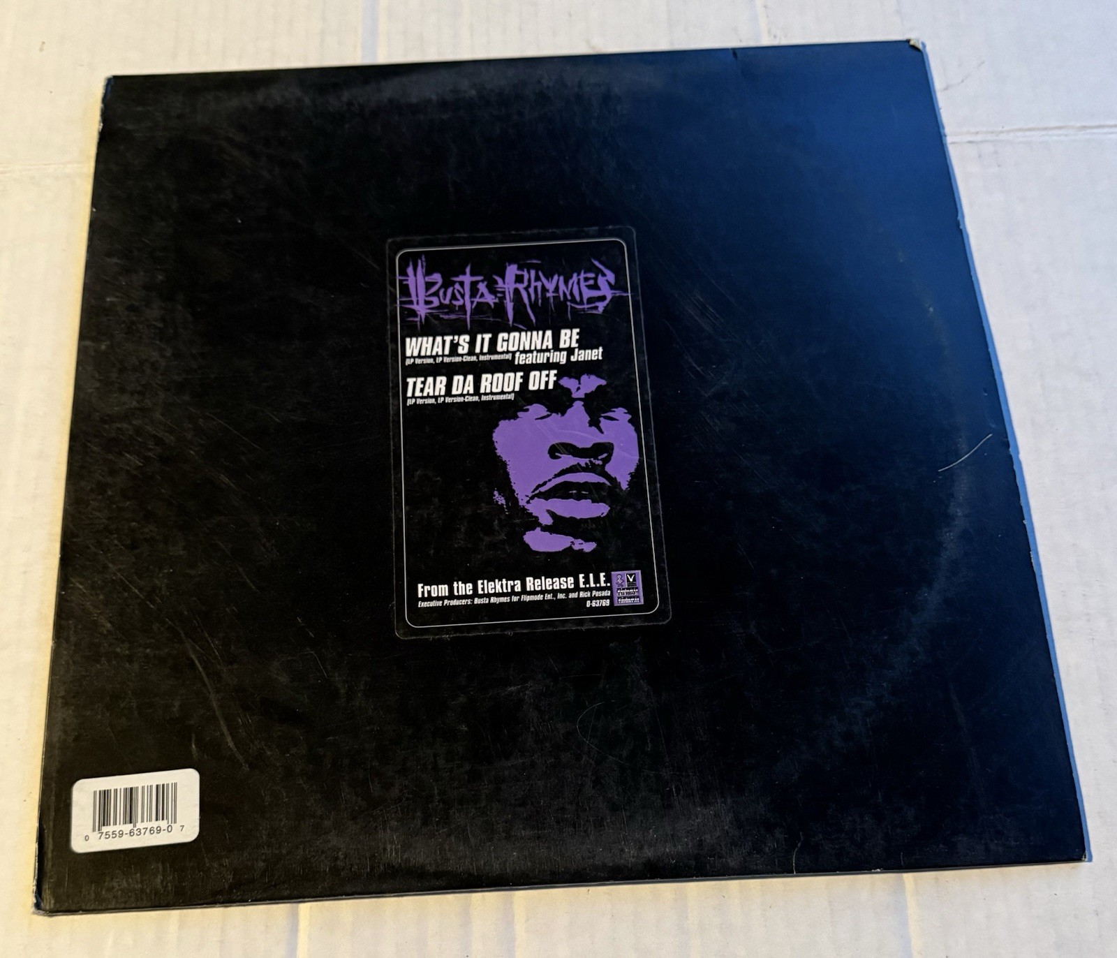 Busta Rhymes What’s It Gonna Be Tear Da Roof 12″ Vinyl 1999 Promo